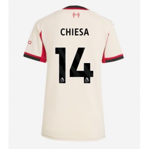 Fotbalové Dres Liverpool Federico Chiesa #14 Dámské Venkovní Oblečení 2025-26 Krátký Rukáv